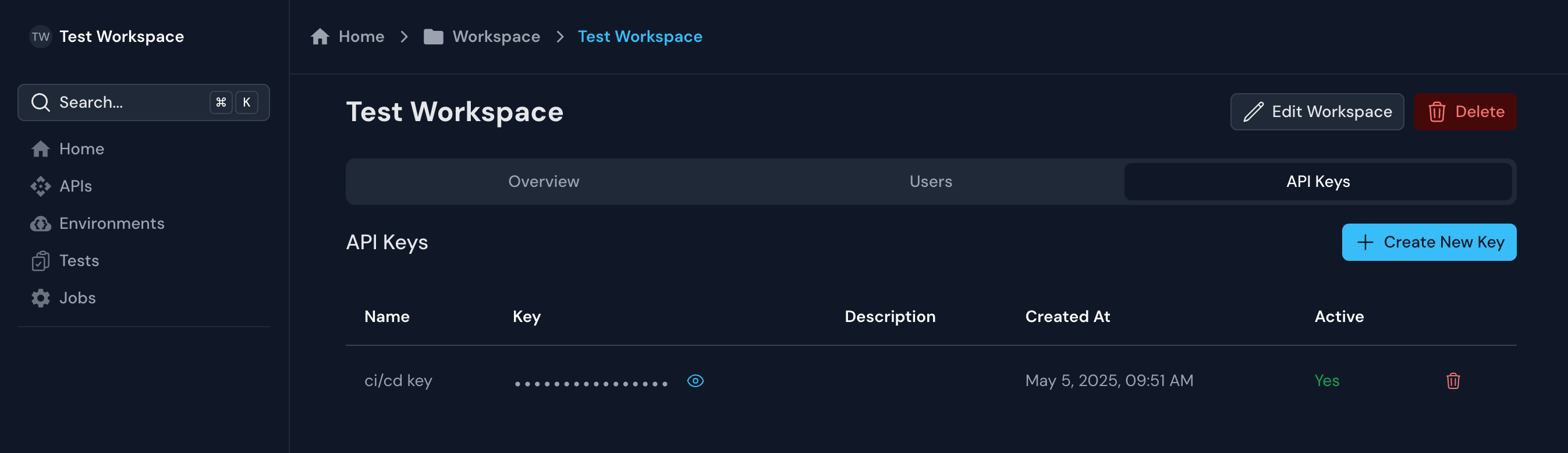 API Key Overview